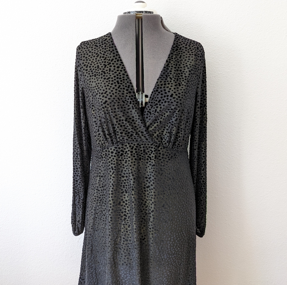 A new day Black Leopard Print Dress